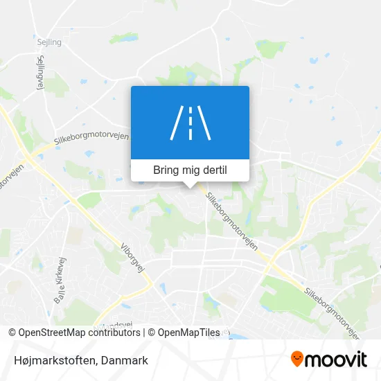 Højmarkstoften kort