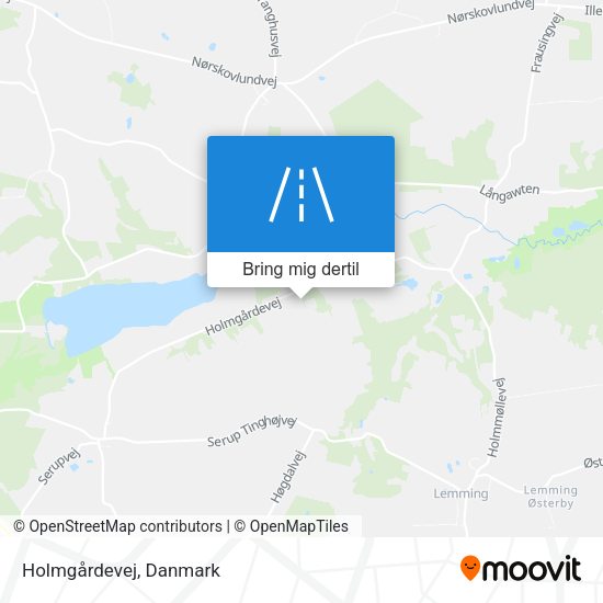 Holmgårdevej kort