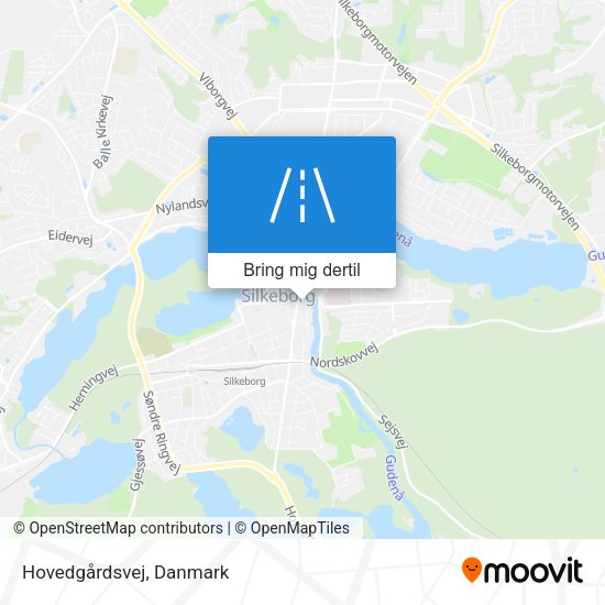 Hovedgårdsvej kort