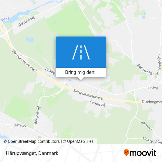 Hårupvænget kort