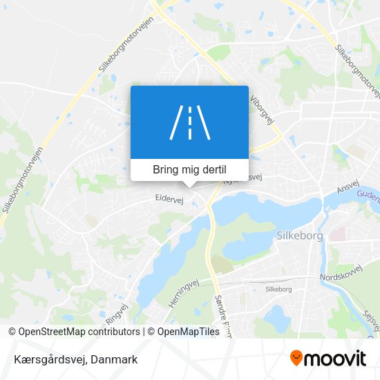 Kærsgårdsvej kort