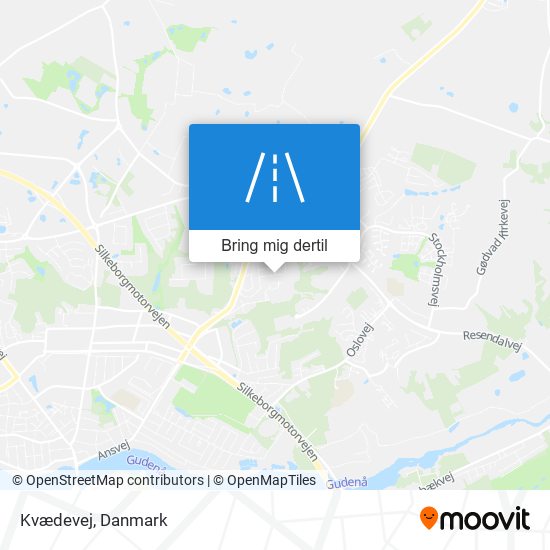 Kvædevej kort