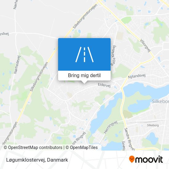 Løgumklostervej kort