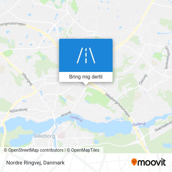 Nordre Ringvej kort