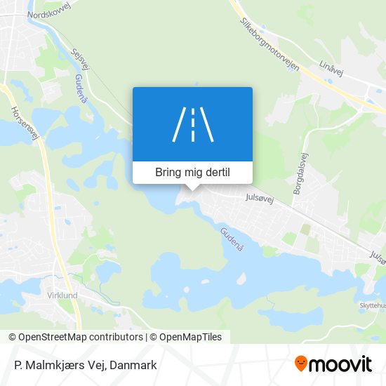 P. Malmkjærs Vej kort