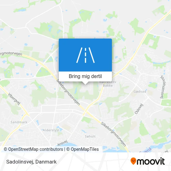Sadolinsvej kort