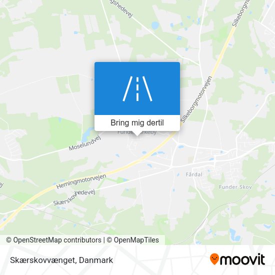 Skærskovvænget kort