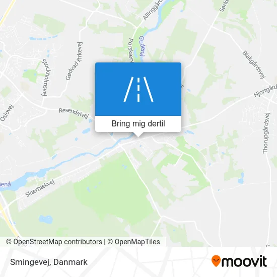 Smingevej kort