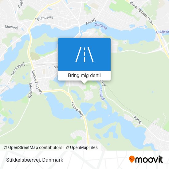 Stikkelsbærvej kort