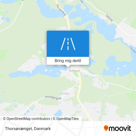Thorsøvænget kort