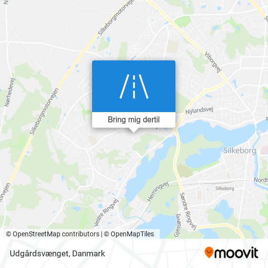 Udgårdsvænget kort