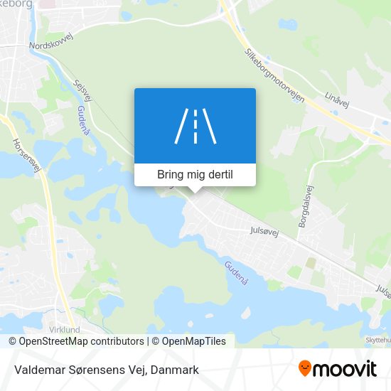 Valdemar Sørensens Vej kort