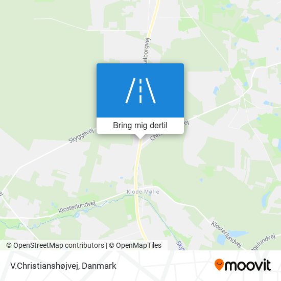 V.Christianshøjvej kort