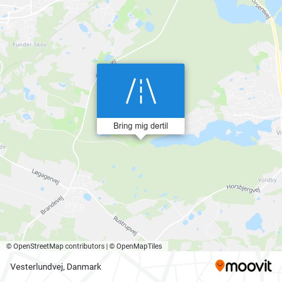 Vesterlundvej kort