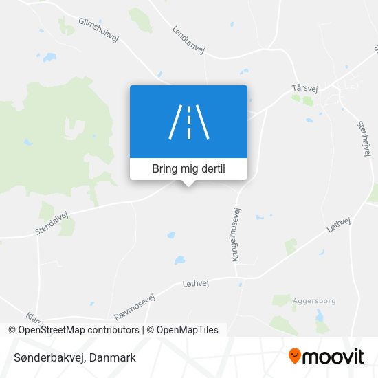 Sønderbakvej kort