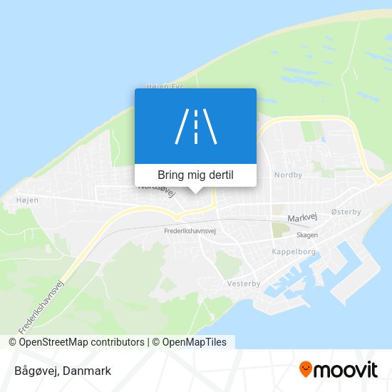 Bågøvej kort