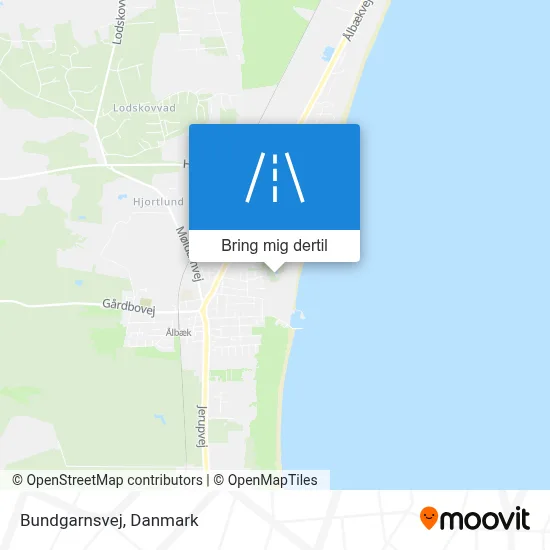 Bundgarnsvej kort