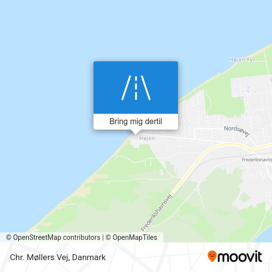 Chr. Møllers Vej kort