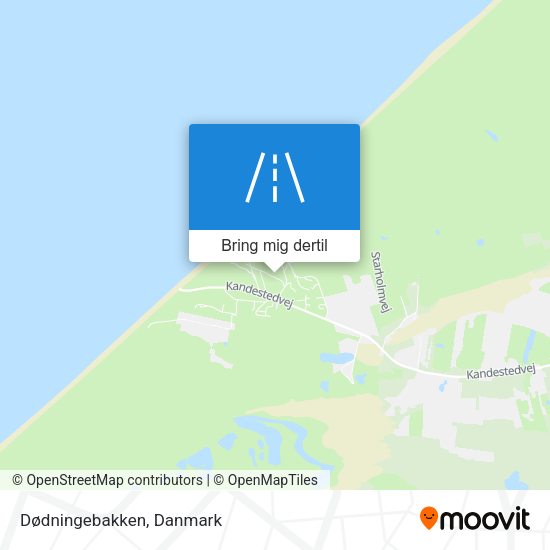 Dødningebakken kort