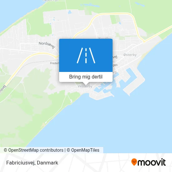 Fabriciusvej kort