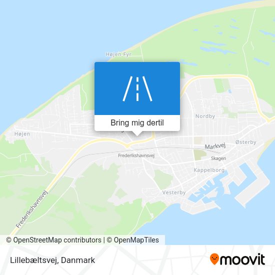 Lillebæltsvej kort