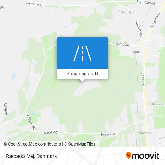 Ræbæks Vej kort