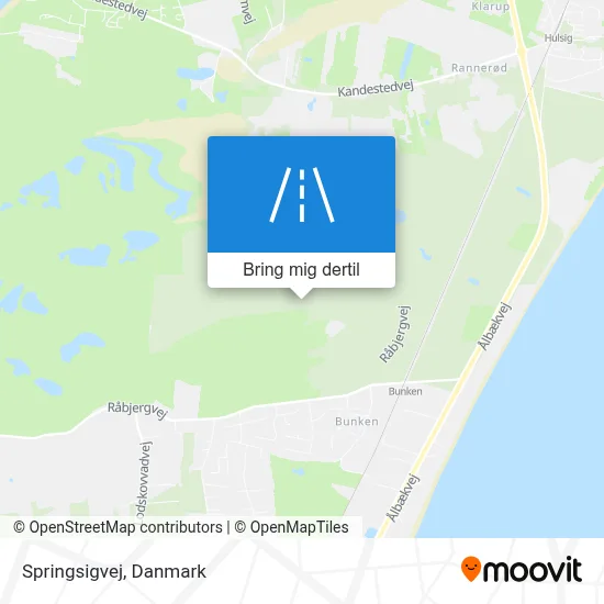 Springsigvej kort