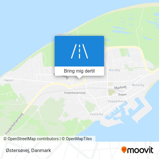 Østersøvej kort