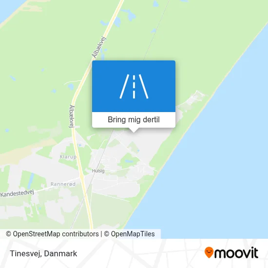 Tinesvej kort
