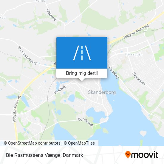 Bie Rasmussens Vænge kort