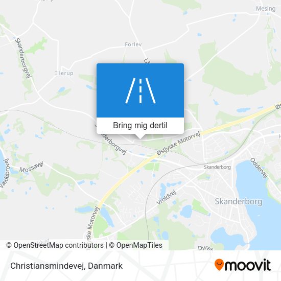 Christiansmindevej kort