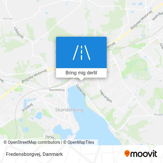Fredensborgvej kort