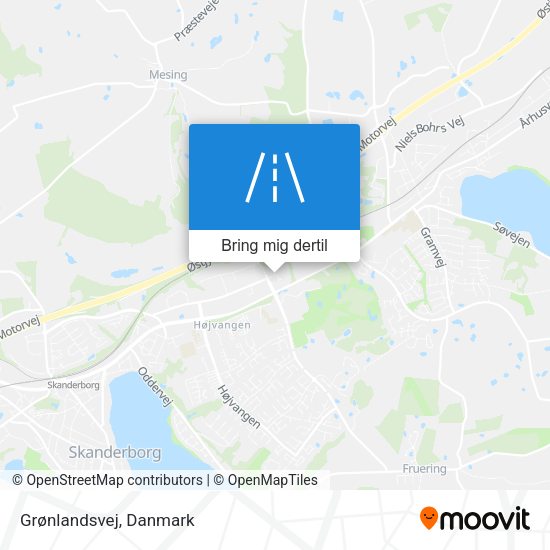 Grønlandsvej kort
