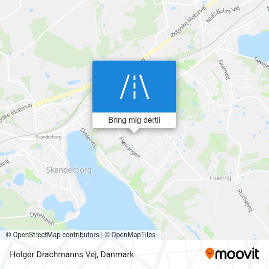 Holger Drachmanns Vej kort