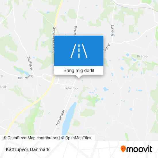 Kattrupvej kort