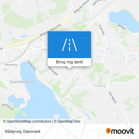 Rådyrvej kort