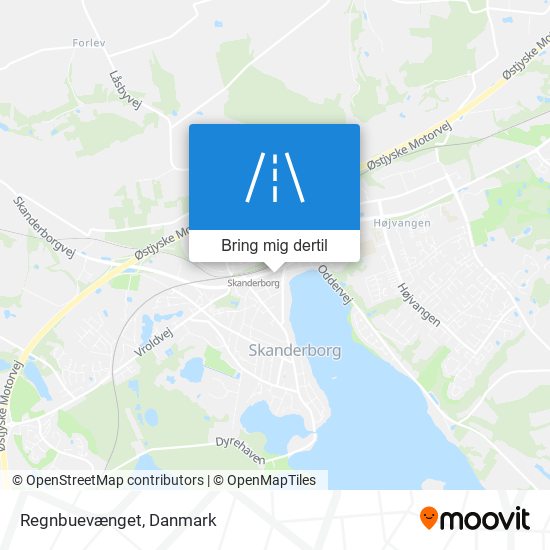 Regnbuevænget kort