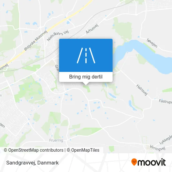 Sandgravvej kort