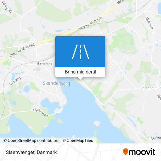 Slåenvænget kort