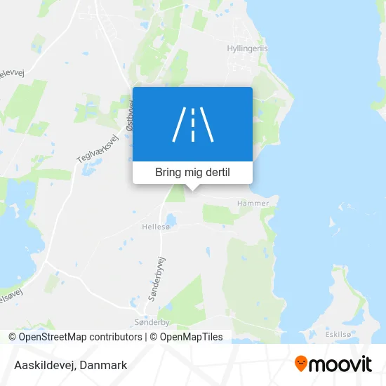 Aaskildevej kort