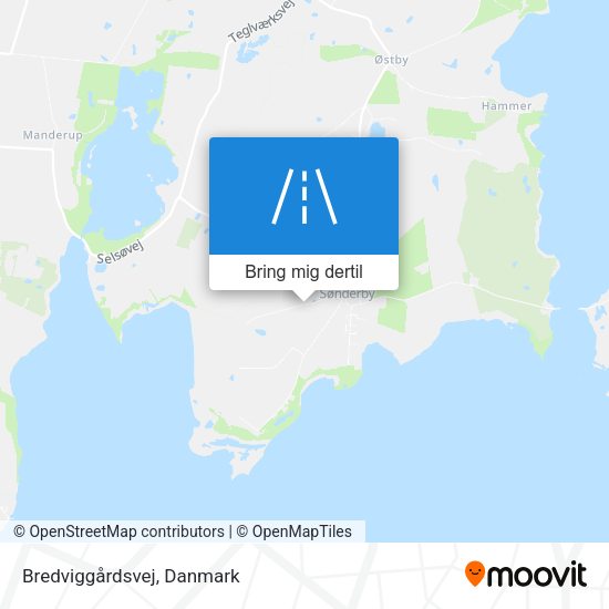 Bredviggårdsvej kort