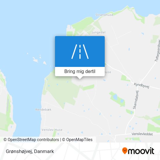 Grønshøjvej kort