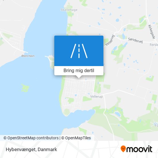 Hybenvænget kort