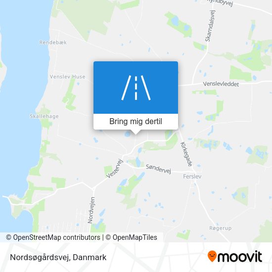 Nordsøgårdsvej kort