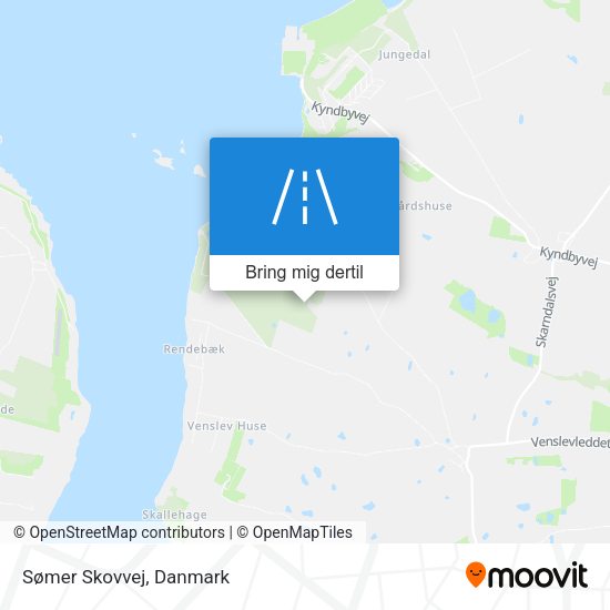Sømer Skovvej kort