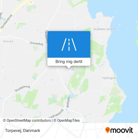 Torpevej kort