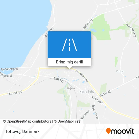 Toftevej kort