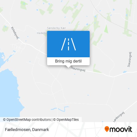 Fælledmosen kort