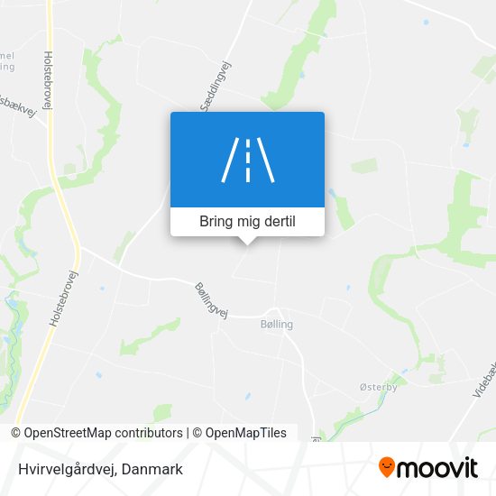 Hvirvelgårdvej kort