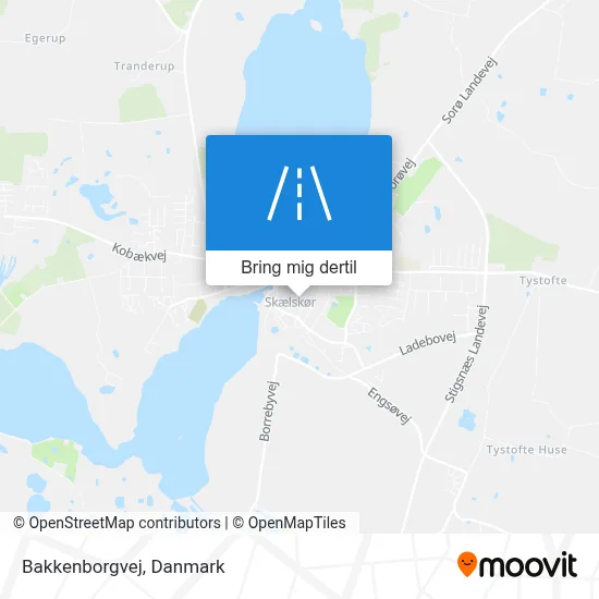 Bakkenborgvej kort